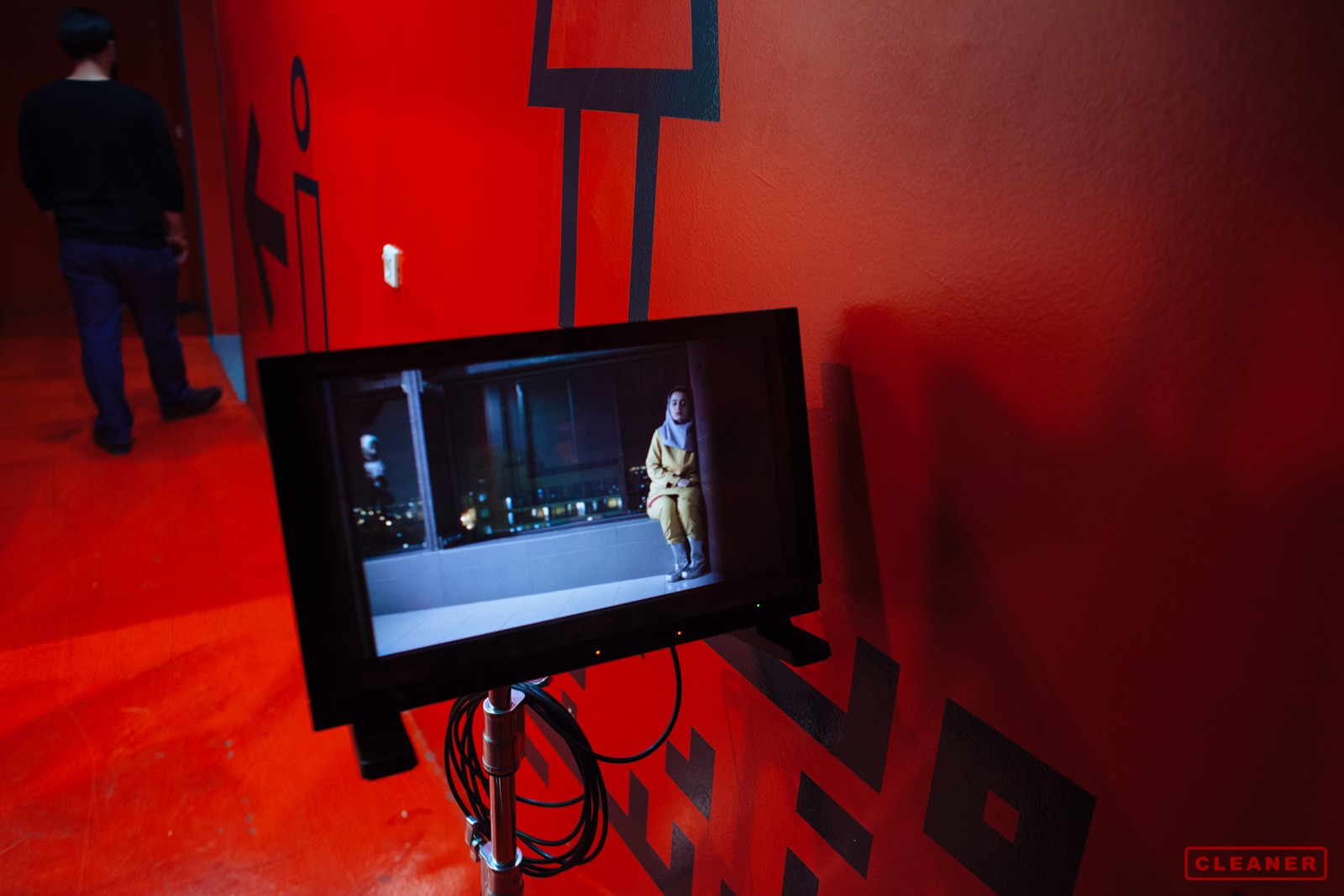 عکس‌های پشت صحنه فیلم کوتاه کلینر