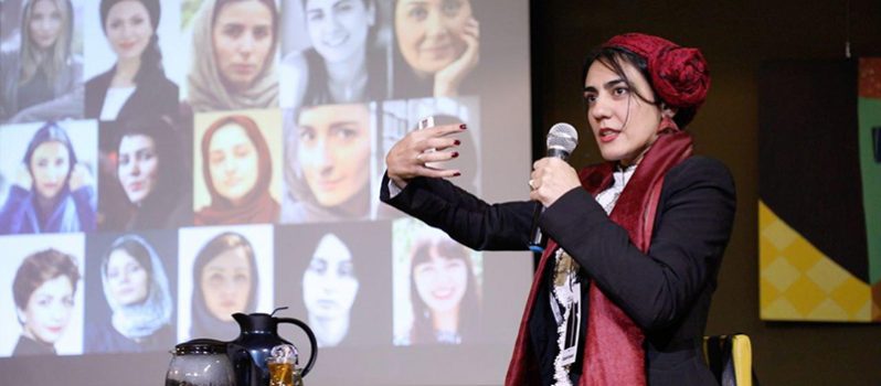 سخنرانی قصیده گلمکانی در دانشکاه ملی تایوان درباره فیلم‌سازان زن ایرانی